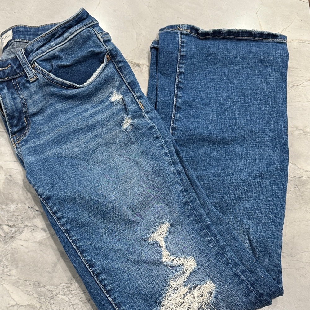 BKE Stella Slim-Fit Low Rise Bootcut Jeans